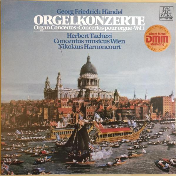 LP Record HERBERT TACHEZI, CONCENTUS MUSICUS  - Georg Friedrich Händel, Orgelkonzer 642658AZ TELEFUNKEN 1982 Germany Classical Used