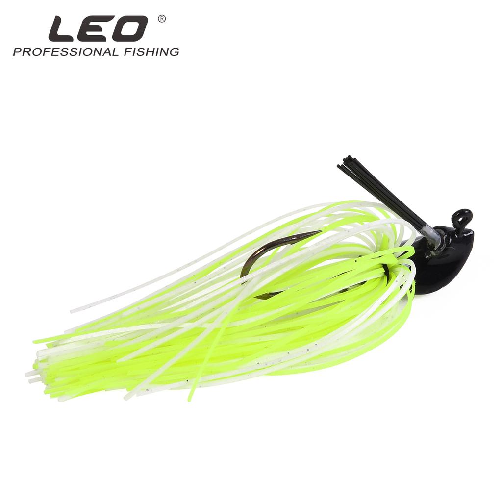 New 4PCS 4 Colors LEO Portable Ultra-light Fishing Bait Spinner Bait Anti-hanging Bottom Lead Head Freshwater Saltwater Fishing Gear Accessories