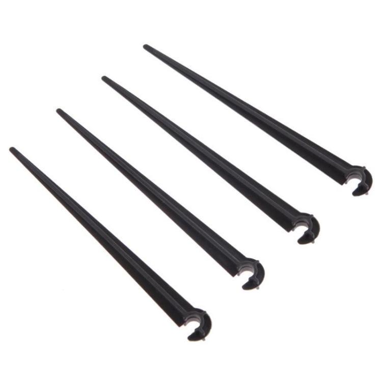 50X Hook Fixed Stems Support Holder for 4/7 Drip Irrigation Water Hose Black Plastic Gardening Tools