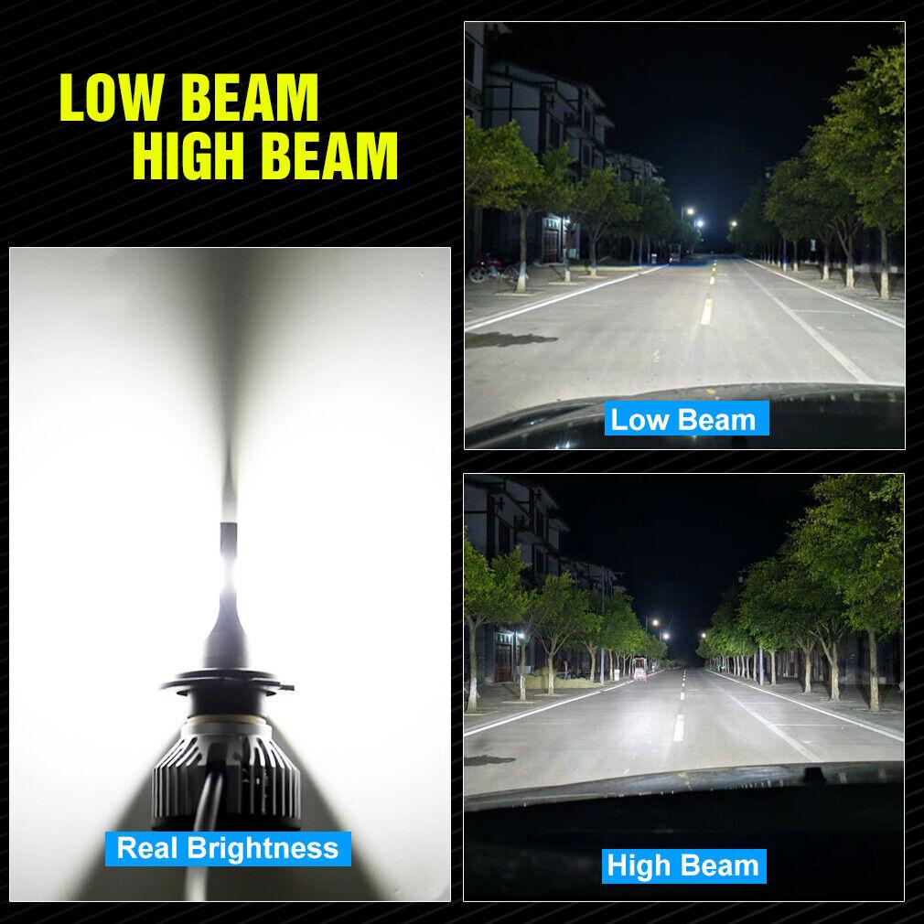 2Pcs H7 LED H4 Scheinwerfer Lampen H1 H8 H11 9005 HB3 9006 HB4 9012 Hir2 COB Led Auto licht 20000LM 9004 HB1 9007 HB5 H13 9008 High Low Turbo Mini Scheinwerfer