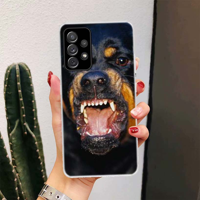 Rottweiler Dog For Samsung Galaxy A16 A15 A14 A13 A56 A55 A54 A53 Phone Case A36 A35 A34 A33 A26 A25 A24 A23 A05S A04S A03S A15