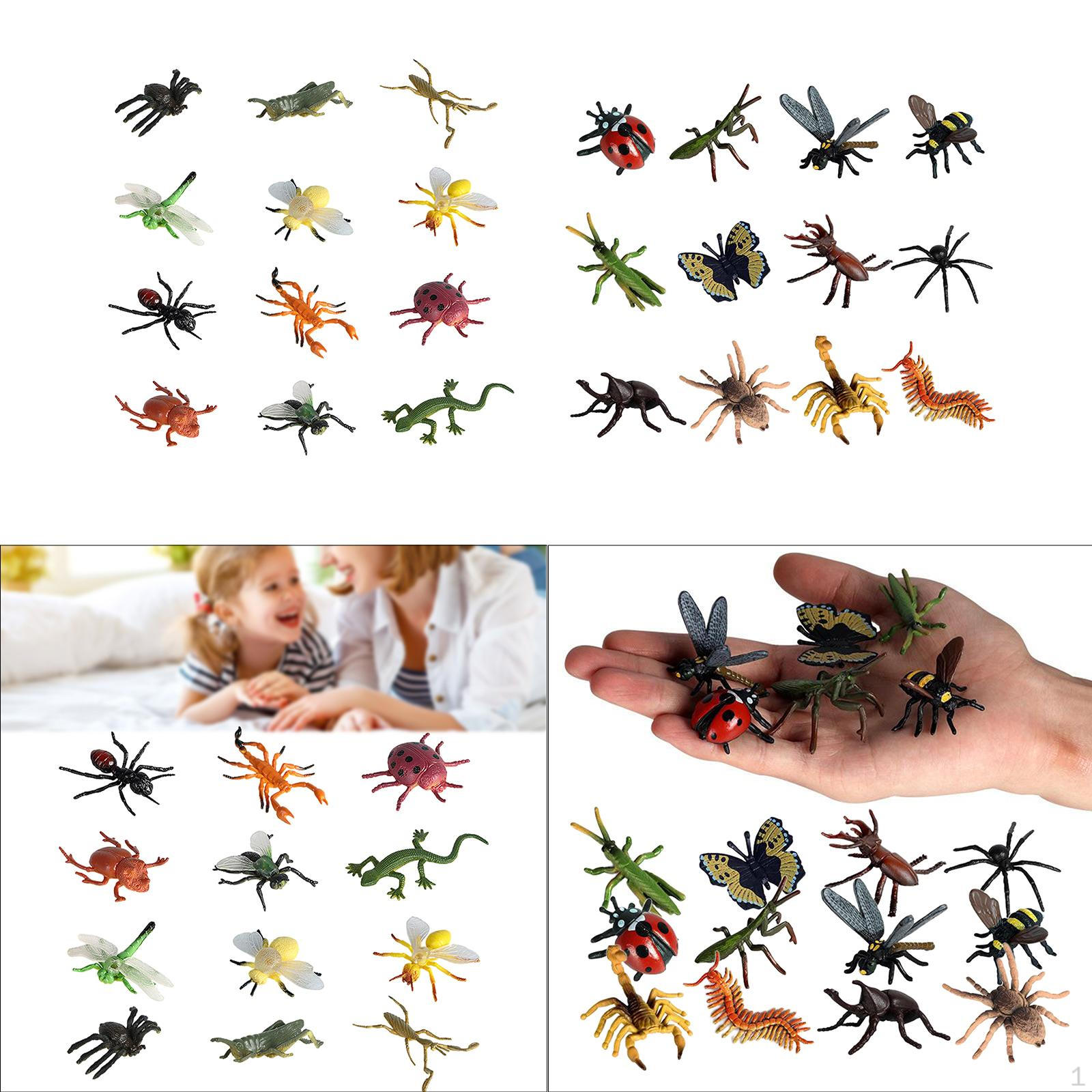 

24 Pieces Animal Figurines for Classroom Use And Collecting