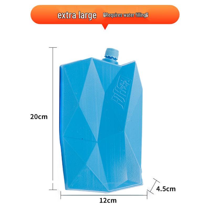 Reusable Ice Pack: Blue Ice Crystal Box for Cooling and Preservation