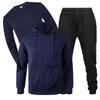 Men's Autumn/Winter Fleece Hoodie & Sweatpants 3-Piece Set - Casual Sportswear Suit