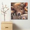 New Arrival 5D DIY Full Circle Diamond Painting "Cute Calf" Embroidery Cross Stitch Home Decor Gift
