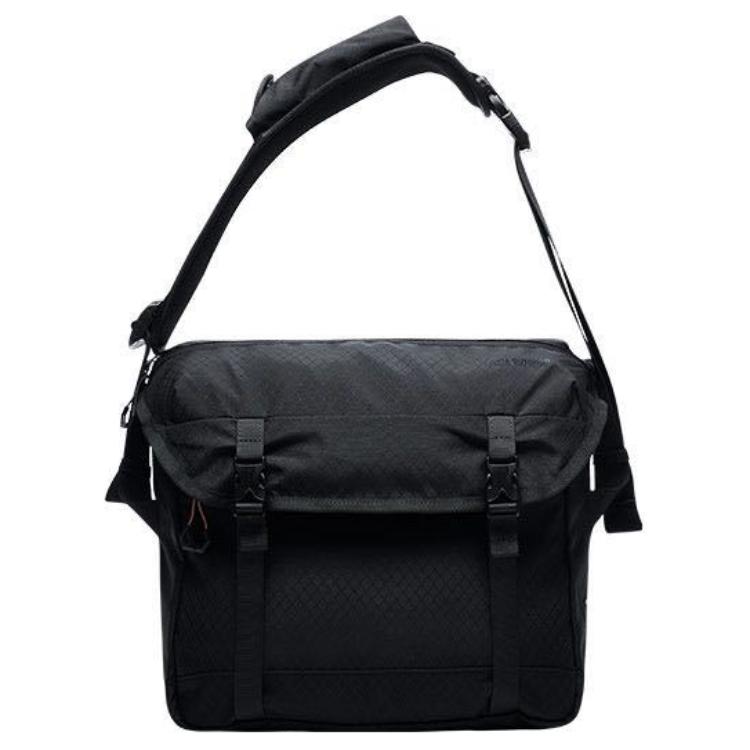 Anta Fashionable Sports Versatile Buckle Closure Nylon Shoulder Crossbody Bag Unisex Bags Black 192447127-1 Black