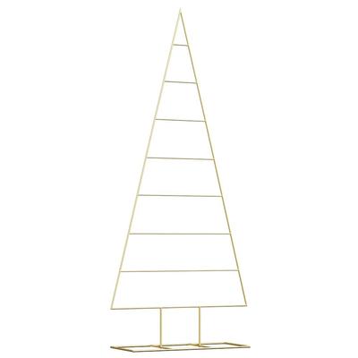 Metal Christmas Tree Gold 181 Cm Powder Coated Steel