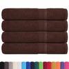 VidaXL Sauna Towels 4 Pcs Brown 80x200 Cm 360 G/m² 100% Cotton, Towel, Bath Towel, Cotton Towel 136768