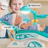 Dentist Kit for Toddlers Smart Dental Chair Playset Rotating Table Operating Light Water Function Educational Pretend Play Toys for Kids 2-4 Early