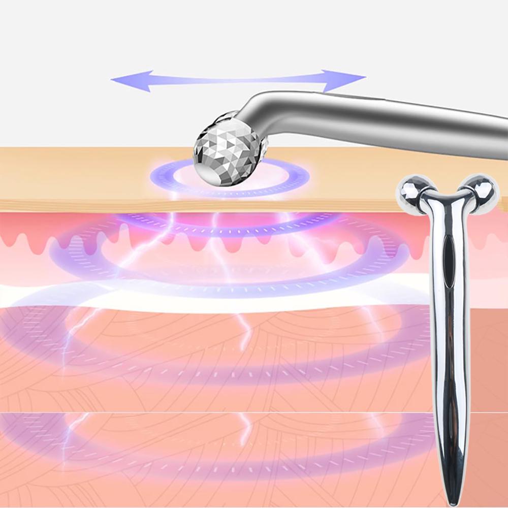 Fashion Mini Manual Roller Massager 360 Revolving 3D Full Body Shape Beauty Facial Lift Crepe Y-Cylinder Massager Tool