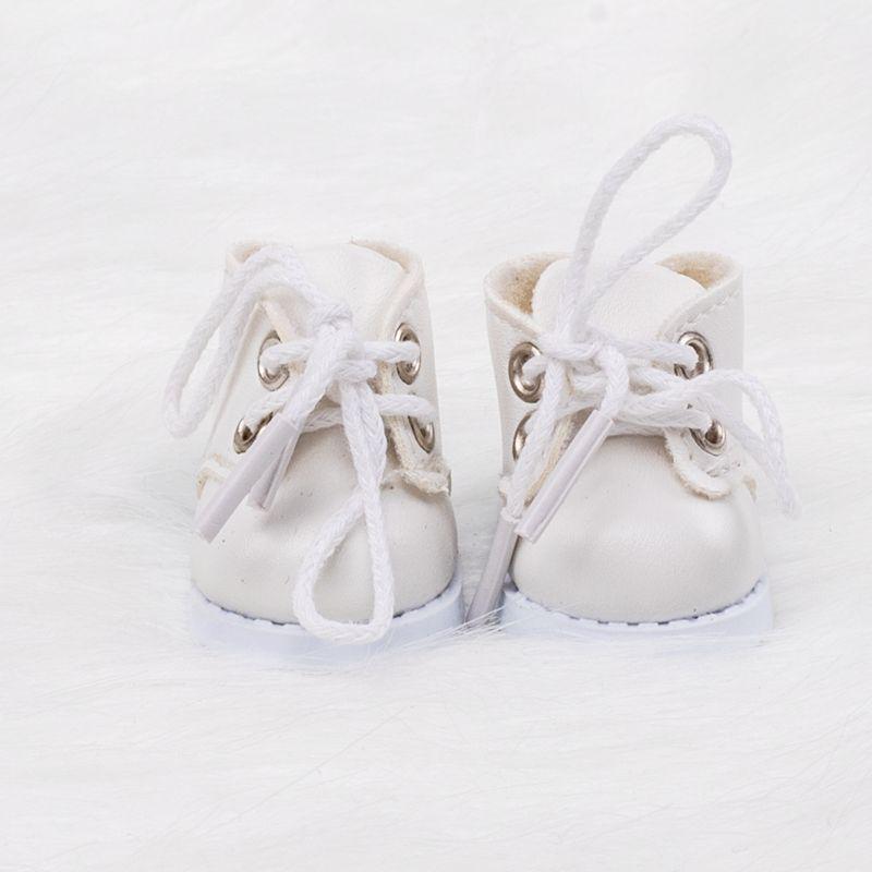 10cm Baumwollpuppenstiefel für 17cm Stoffpuppen - Macaron Trageschuhe, Spielzeugzubehör