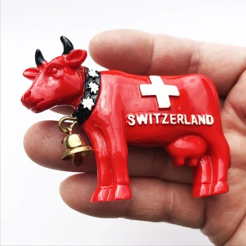 Ελβετία Μαγνητάκια Ψυγείου Ελβετικό Υπέροχο Ξύλινο Σπίτι Ρολόι Κούκου Αλπικό Μαγνητικό Αυτοκόλλητα Ψυγείου Σουβενίρ Δώρο Ταξιδιού