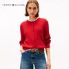 Tommy Hilfiger Women's Pure Cotton Crew Neck Cable Knit Cardigan