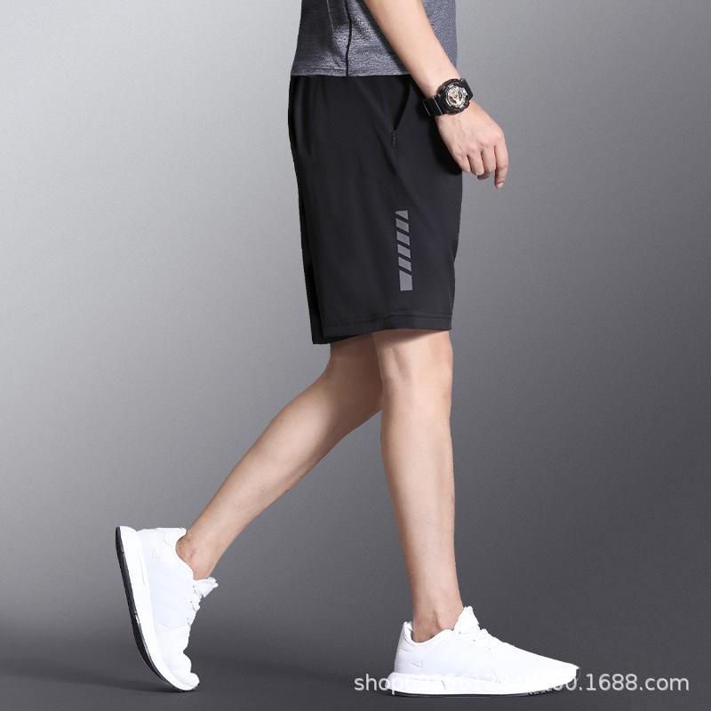 Férfi Gyorsan Száradó Magas Rugalmasságú Edzőrövidnadrág Szett: Futás, Kosárlabda, Kompressziós Leggings