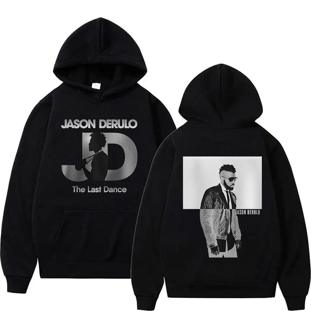 Jason Derulo The Last Dance World Tour 2026 New Hoodie Men s Hip Hop Fashion Loose Fleece Pullover Sweatshirt Gothic Streetwear 4XL