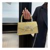 Fashion Sequins Handbag Small Square Bag Female Trend Bowknot Commuter Single Shoulder Crossbody Bag