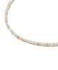 Decoroso Unisex Minimal Mother-Of-Pearl Bead Necklace [Ivory]