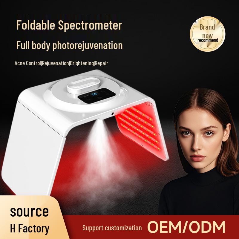 

Маска для фотонного омолодження: Червона та синя світлотерапія для салонного використання білий