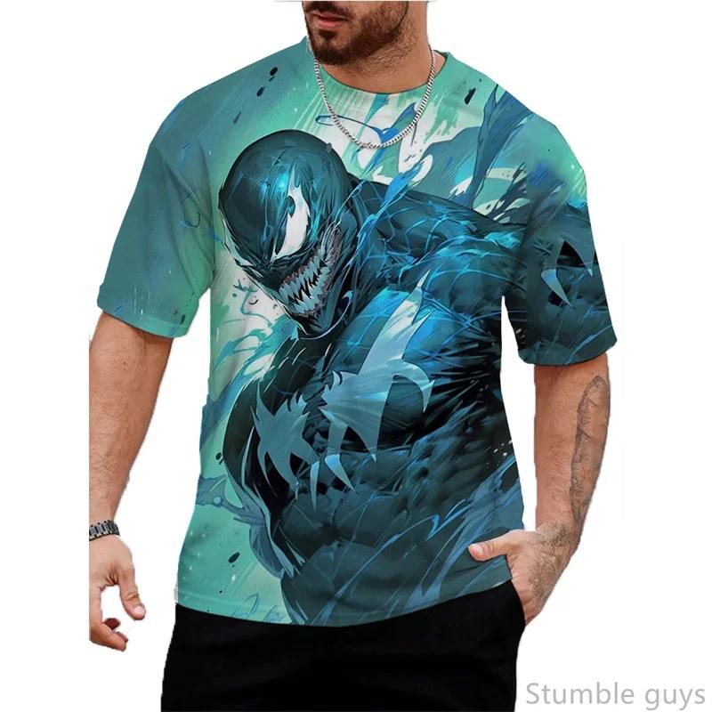 

Летняя футболка Venom Man Women Boys Clothes Girls Kids T-shirt Мультяшные повседневные топы XL