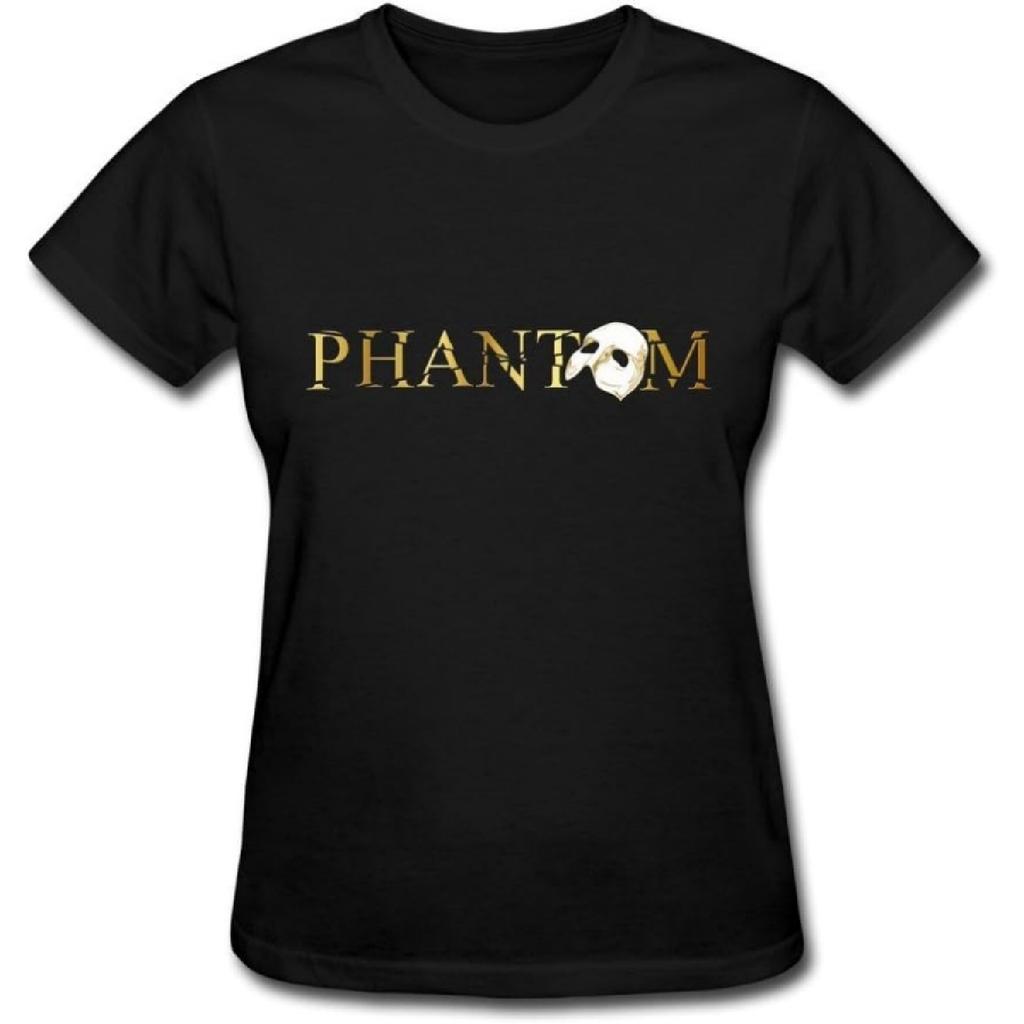 The Phantom of The Opera Logo T Shirt for Women Black(1)