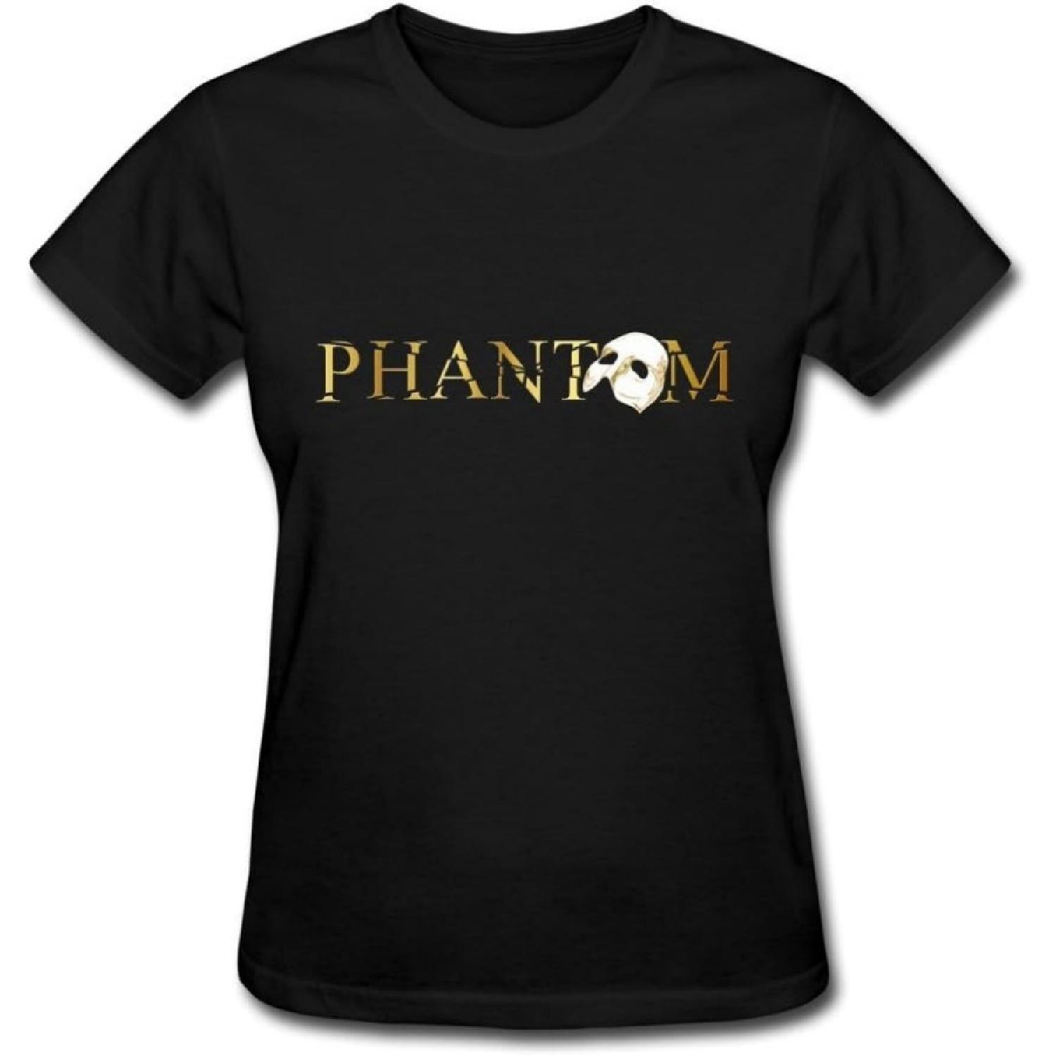 

The Phantom of The Opera Logo T Shirt for Women Black(1) XXXXXL чорний