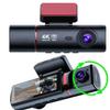 4K Triple-Lens Dash Cam with Night Vision & Built-in GPS