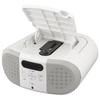 OHM AudioComm CD Radio with Dual Power White OHM Electric Supply, RCR-230N 03-5555