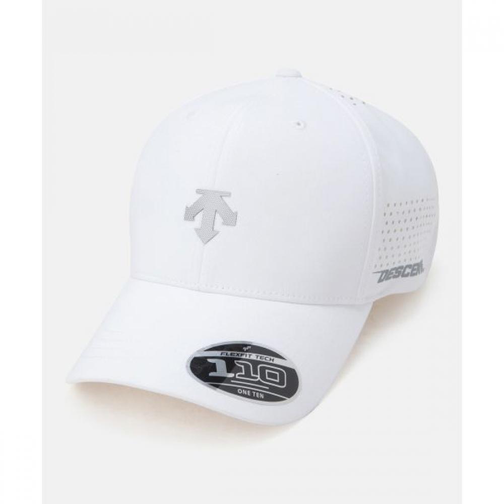 

Кепка Descente светоотражающая перфорированная белая WHT0WHITE/F