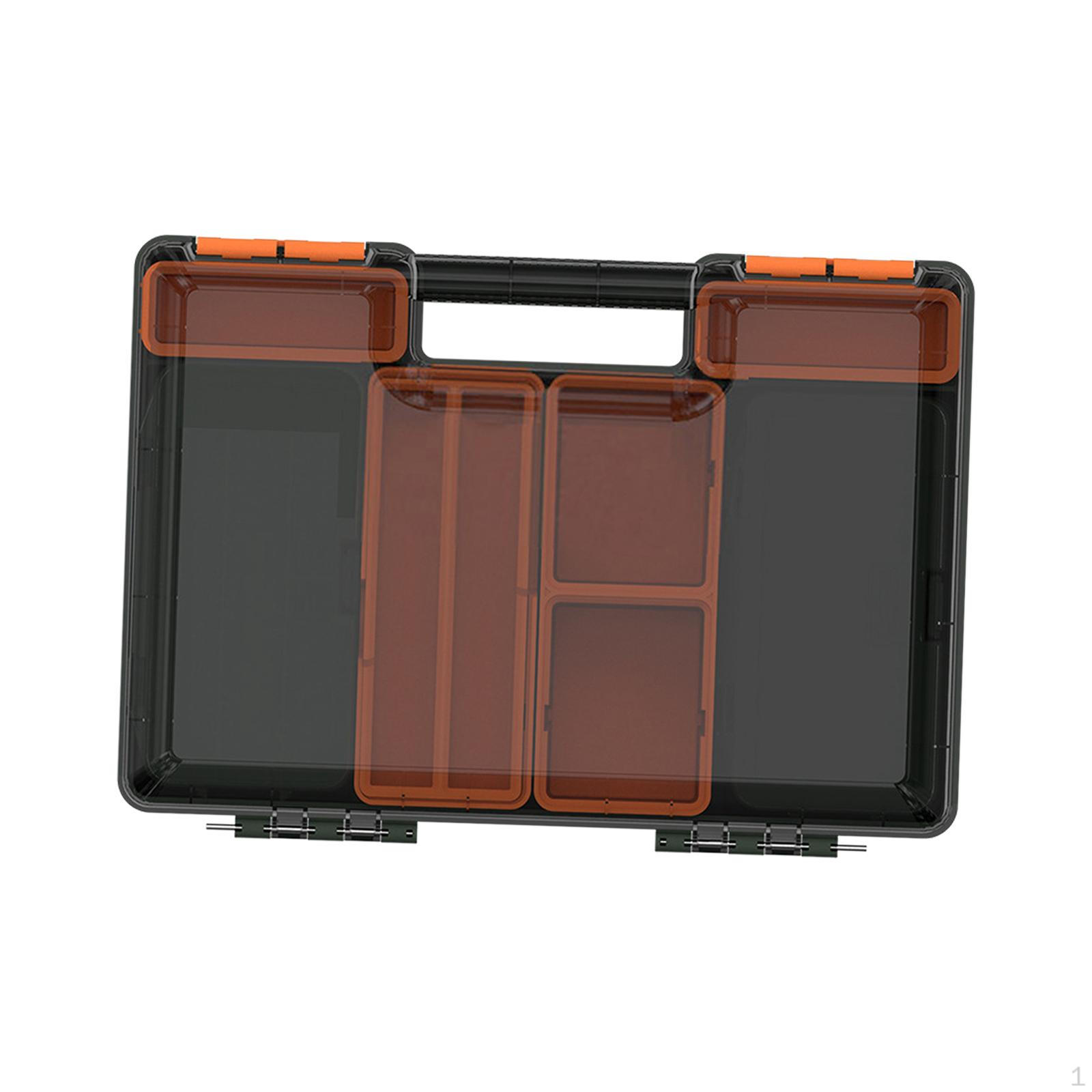 

Angler s Gear Box: Durable Fishing Accessories Organizer for Carp Orange Black