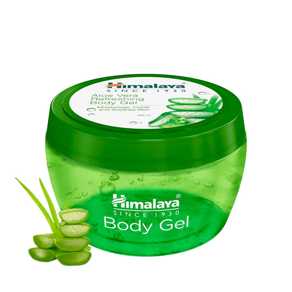 

Himalaya Aloe Vera Refreshing Body Gel 300ml For Hydrated Soft Skin Daily Moisturizing Non Greasy Soothing Gel For All Skin Types