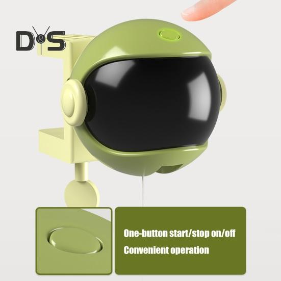 Elektrisches Katzenspielzeug mit Federn zum Aufhängen an der Tür, intelligentes Katzenspielzeug zum Selbstspielen, automatisches Katzenspielzeug mit flauschigem Federball und Quaste für Hauskatzen