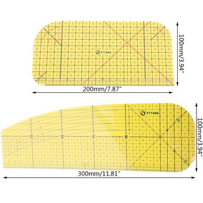 Hete Strijkijzer Liniaal Strijken Meetliniaal Hete Strijkliniaal Hete Zoomliniaal Naaigerei voor Naaien Kleding Maken