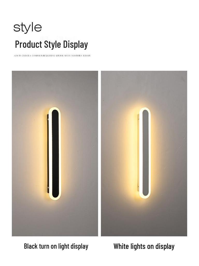 Nordic Luxury Dimmable LED Wall Lamp for Bedroom & Living Room