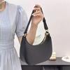 Spring and summer simple underarm bag single shoulder niche bag women's messenger bag new half-moon bag