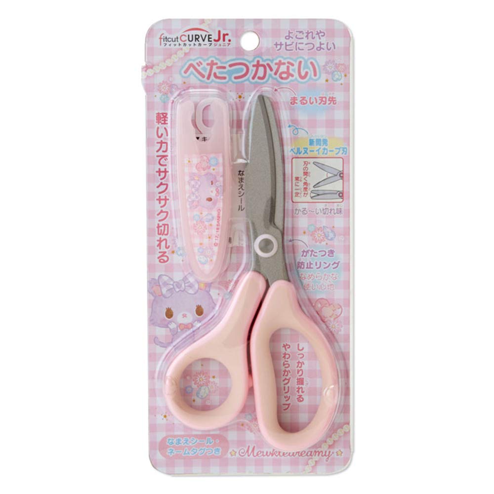 

Sanrio Mewkledreamy Scissors Fit Cut Curve Junior (Check)