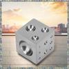 WON Steel Dapping Doming Block, Steel Dapping Block Steel Square Die Steel Dapping Cube For Jewelry Making