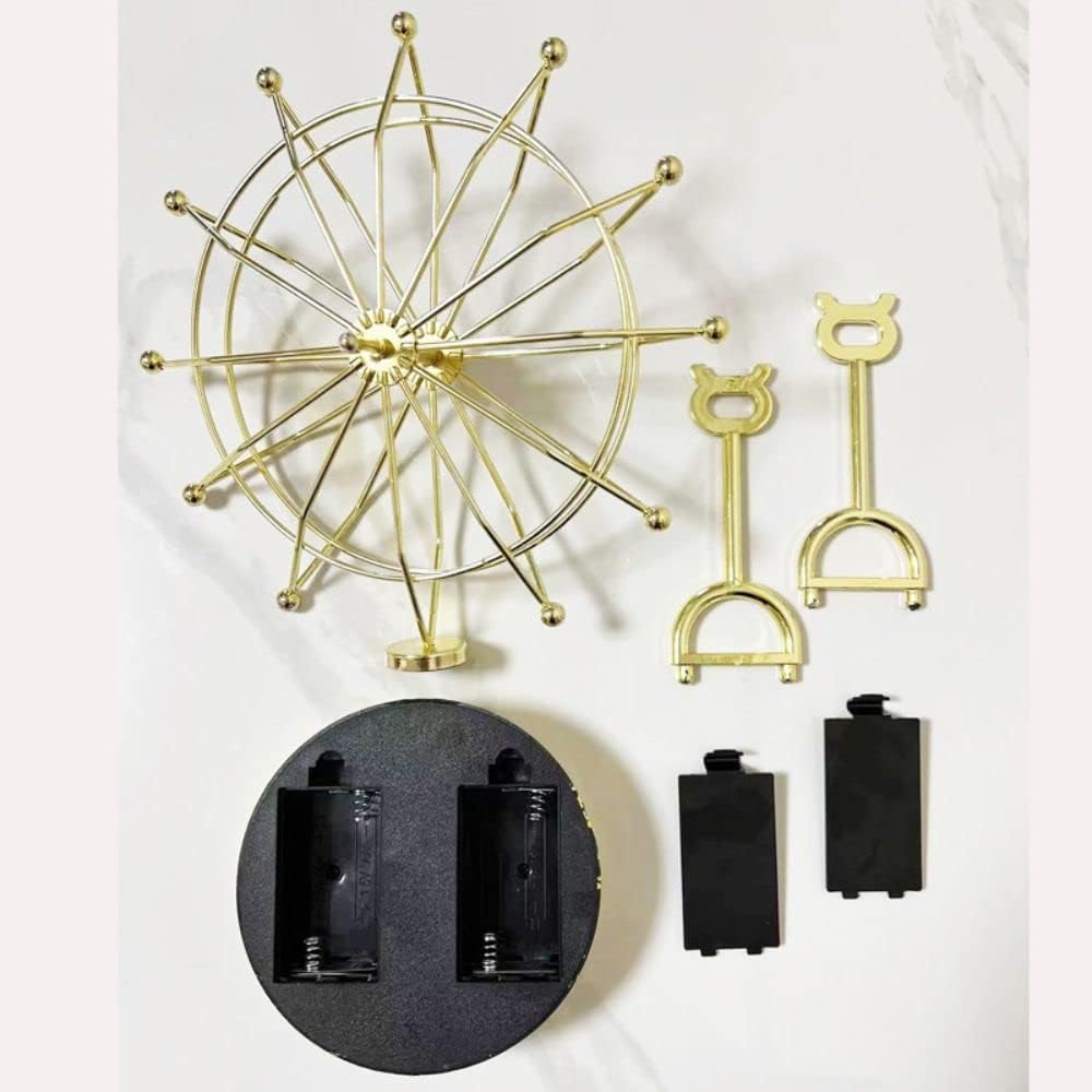 reative Spinning Ferris Wheel Night Lamp, Romantic LED Decor, USB Battery Dual Power Supply, Unique Birthday Gift