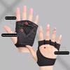 1Pair Hand Wrist Palm Protector Gloves Gym Fitness Heavy Glove Gloves Half Non-Slip Wrist Finger Weightlifting Sport Support