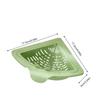 Sink Drain Basket Triangle Vegetable and Fruit Drainage Basket Food Waste Filter Collector Kitchen Storage Organizer Basket