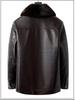Men's Thickened Winter Leather Jacket with Fur Lining for Middle-Aged and Elderly Dads