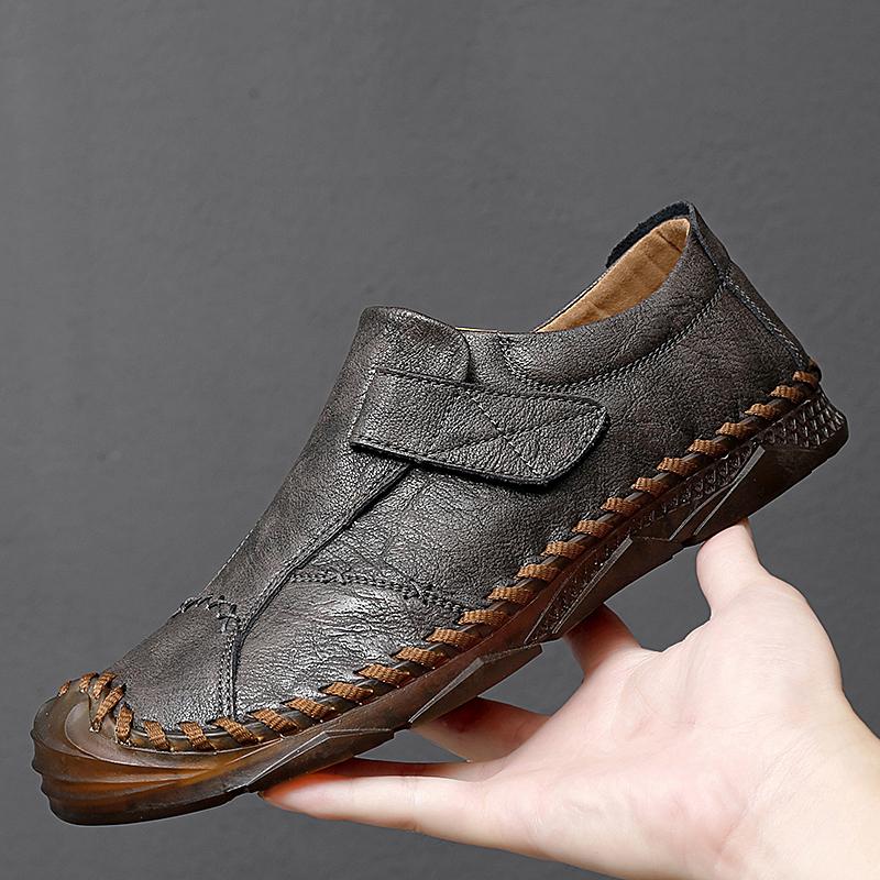 Broken Size Winter Leather Large Size Beef Tendon Sole Shoes Labor Insurance Shoes Soft Sole Doudou Shoes