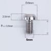 1 PC Various Color M5 X 8 9 10 12 14 16 18 20 25mm GR5 Titanium Alloy A2 Mushroom T25 Torx Head Screw Bolt for Bike DIY