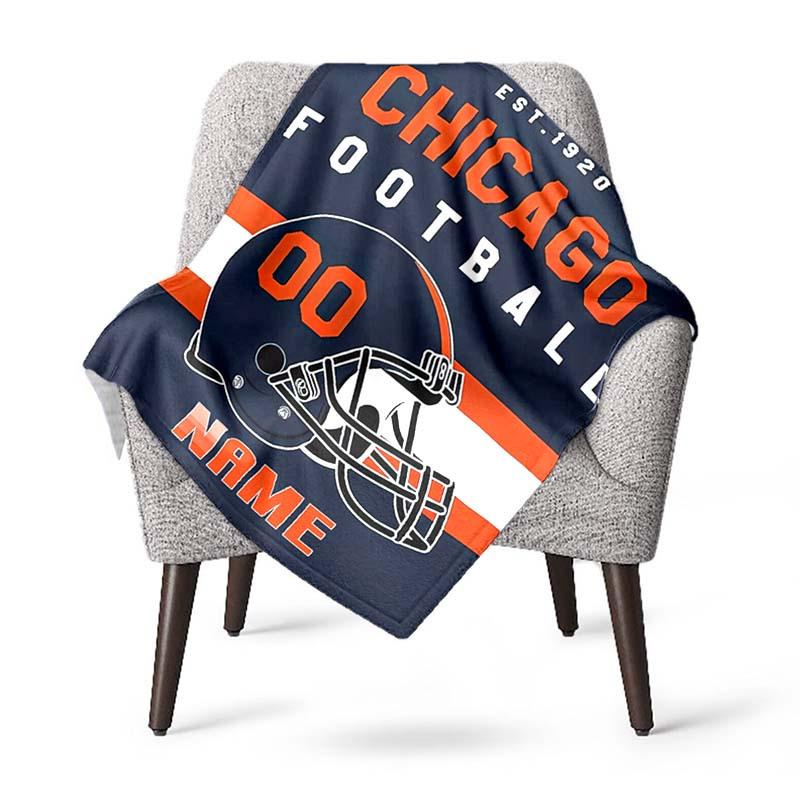 Football Fans Customize Your Name Blanket Warm Comfortable And Soft Blankets Are Suitable For Home Chairs Office Sofas Sofas Office Camping And Gifts