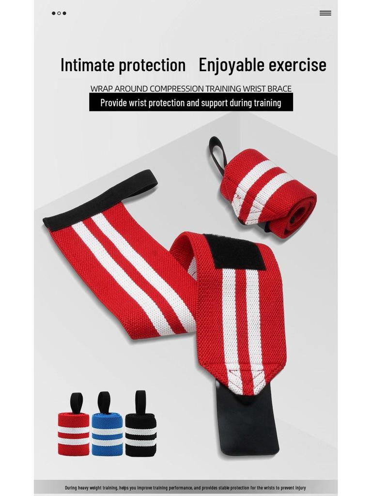 Strength Training Elastic Straps for Bench Press & Weightlifting - Men's Compression Hand Protection