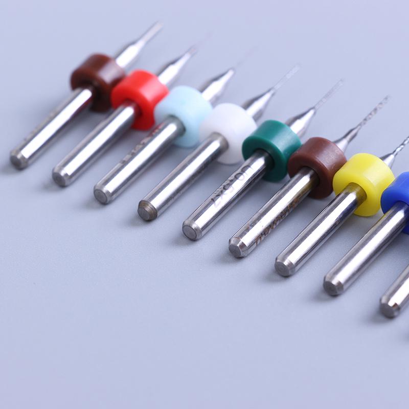 10ks 0,1/0,3/1,1 mm Pcb Mini Vrták Karbid Wolframové Oceli Pro Tištěné Obvody