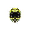 ZEALOT Mud Jumper II Flow Off-Road Helmet, Off-Road Graphics, Yellow/Black/Green, XL, 61-62cm, MJ0014/XL