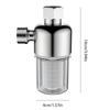 Water Heater Filter Spin Down Sediment Filters Stainless Steel Leak-Proof Multifunctional Hot Water Heater Pre Filter
