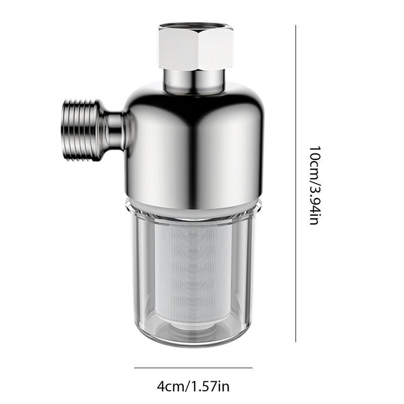 Water Heater Filter Spin Down Sediment Filters Stainless Steel Leak-Proof Multifunctional Hot Water Heater Pre Filter