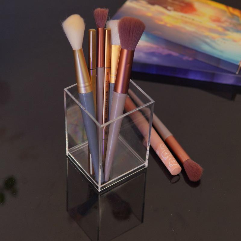 Acrylic Pen and Makeup Brush Display Stand - Holds 12 Items