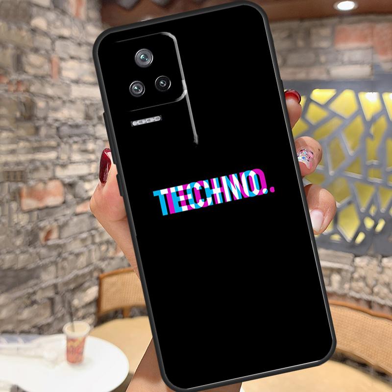 Techno Music Case For Xiaomi 14T Pro 13T 11T 12T 13 14 15 Ultra POCO X6 X7 Pro X3 X5 M6 F5 F6 Pro Cover